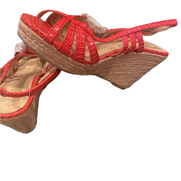 🆕 Ann Taylor Espadrille Wedge Sandals Sz 7 M - Picture 4 of 8